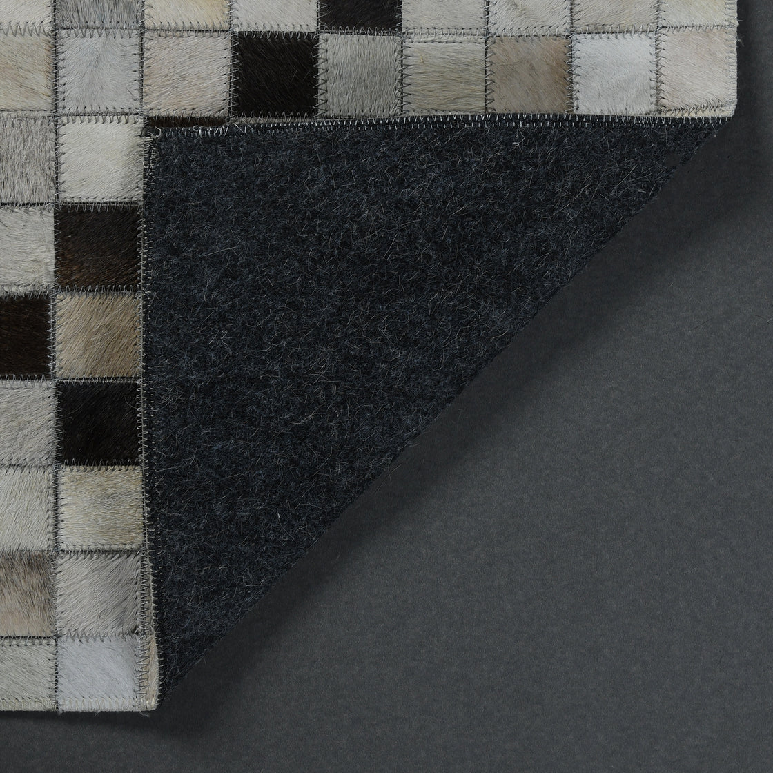 Rahman Area Rugs Cowhide Leather Carpet, Elegant Geometric Patchwork Rug, Genuine Leather Area Rug for Bedroom and Living Room, Modern Leather Rug Entry Way, Hallway (Multi-1, 8x10 ft)
