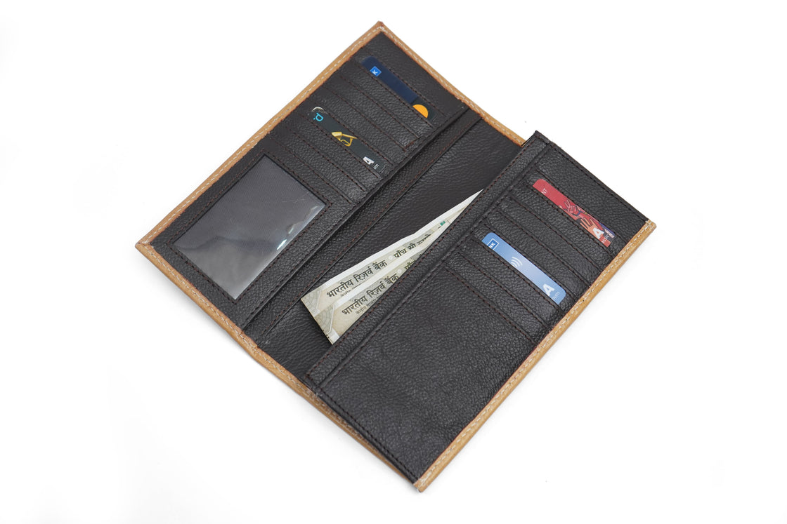 Western Style Men's Long Wallet Hand Tooled Carving Leather Hot Sale Fashion Stylish Cash Holder Gift for Him